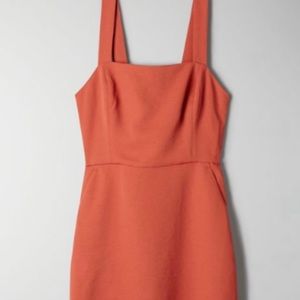 Wilfred Ecoulement Mini Dress in Orange